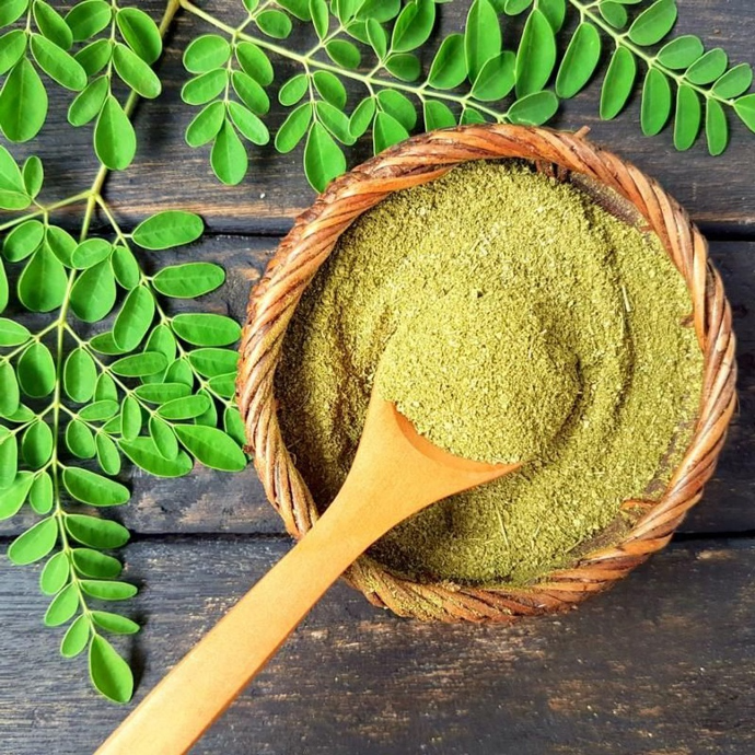 Le Moringa, feuilles en poudres