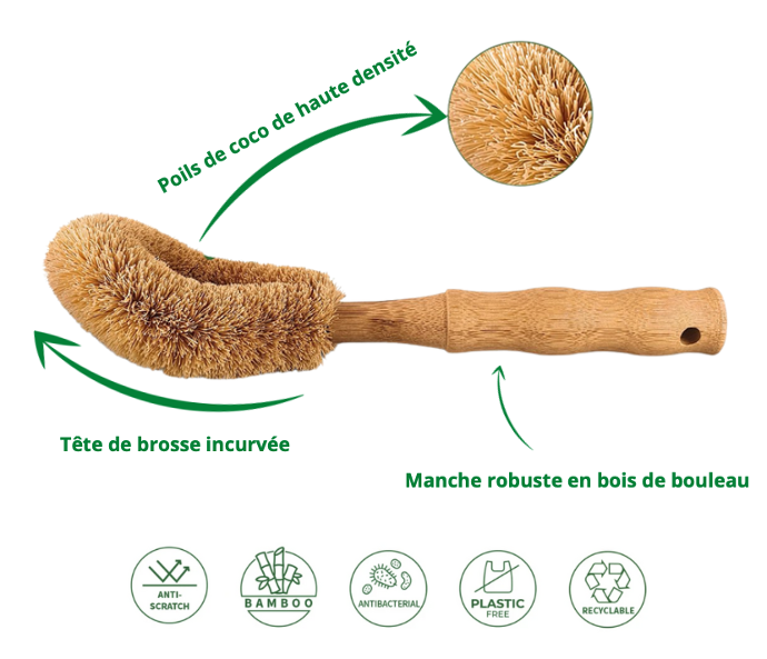 Brosse à vaisselle Bambaw Biodégradable