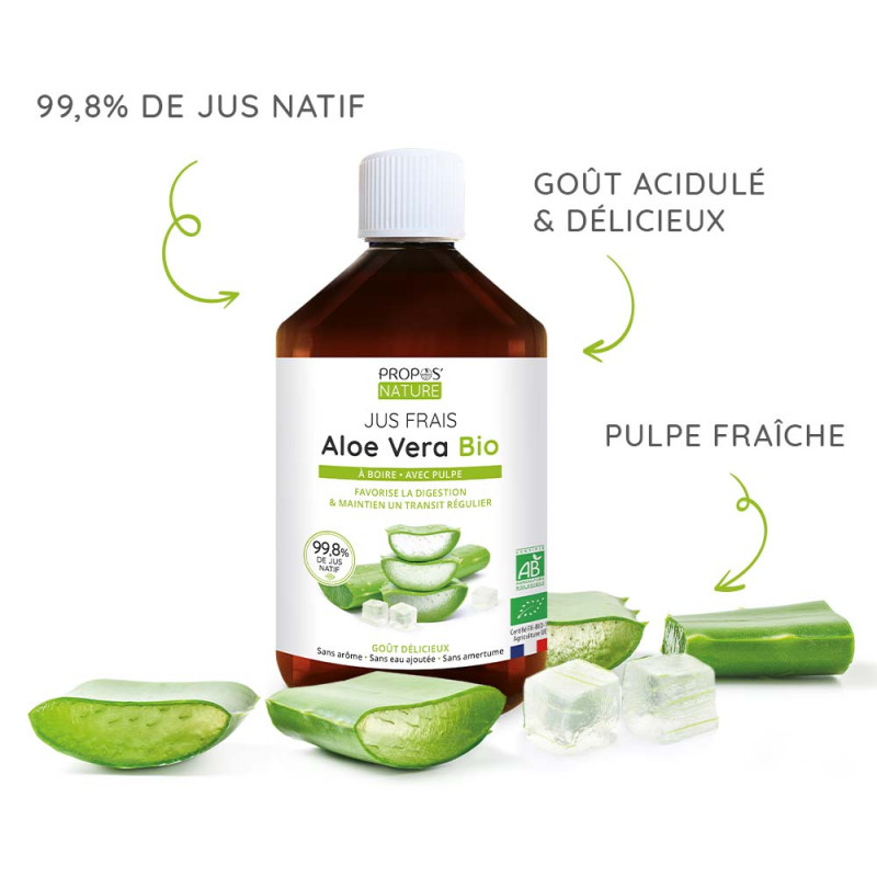 Jus d'Aloe Vera Bio