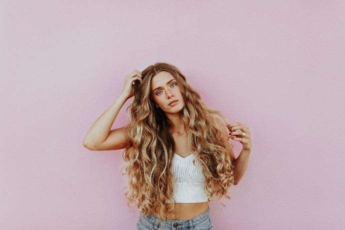 Cheveux en bonne santé