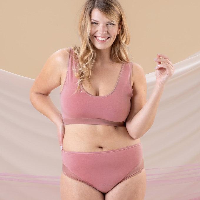 Montana High Waist Menstruations-Slip Pink