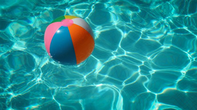 Image d'une balle à la piscine