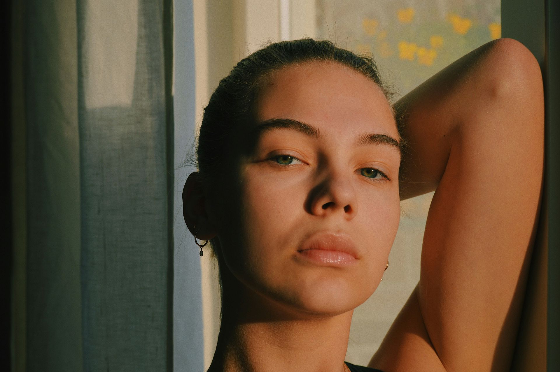 Image du visage d'une fille