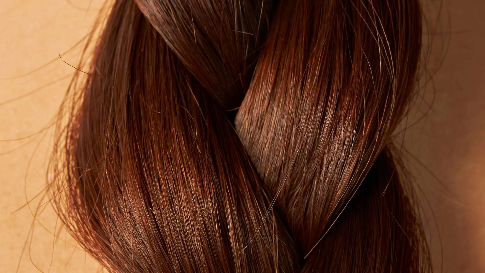 Cheveux tressés auburn