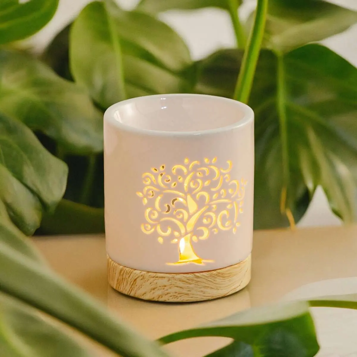 Brûle-parfum Série Céramy Life Tree Zen Arôme