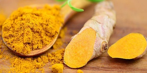 curcuma, épice, poudre jaune