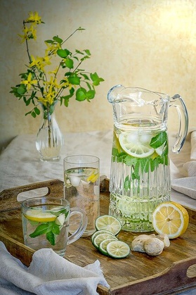 lemon water