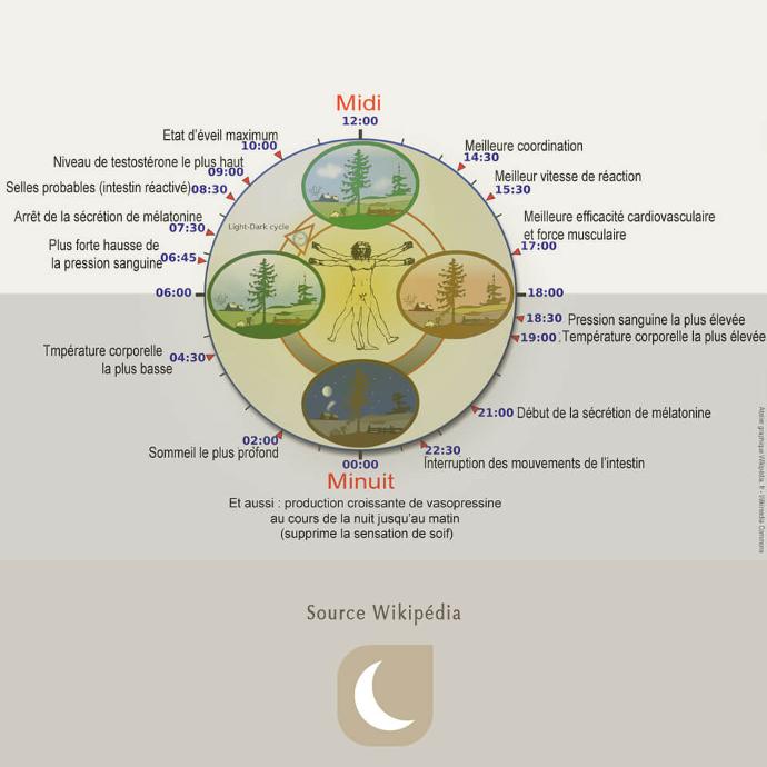 Le stress est un des grands ennemis du sommeil et il est important de pouvoir l'évacuer:   Une bonne alimentation sera une bonne base pour renforcer l'organisme face au stress.   Vous pouvez également vous faire des temps calmes dans la journée, même au travail: Faites des exercices de respirations, étirez-vous, profitez du silence, visualisez des images calmes et agréables ou mettez-vous une musique douce d'ambiance qui vous apaise.  Chez vous, vous pouvez profiter d'un bain chaud ou d'un moment calme dans le jardin:     Pensez à ouvrir les fenêtres, à prendre l'air, à vous oxygéner.