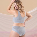 Culotte Menstruelle Taille Haute - Montana - Grise