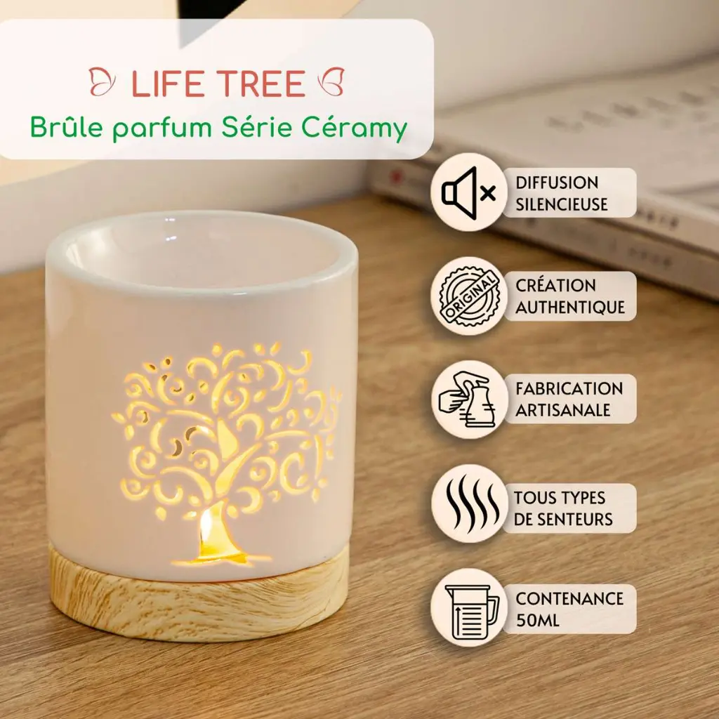 Brûle-parfum Série-Céramy -Life Tree-zen-arôme.webp