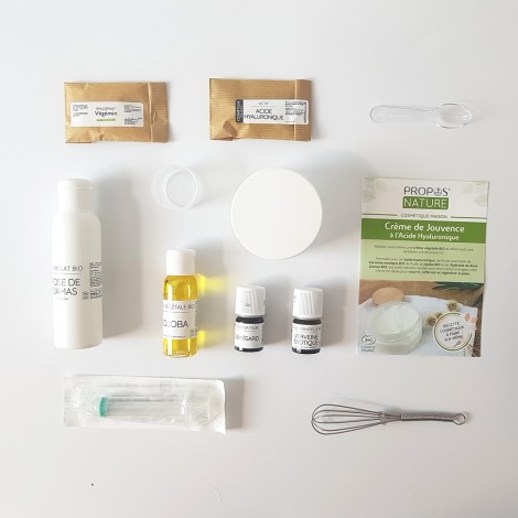 Coffret Recette, Crème nutrition visage et corps - Bio