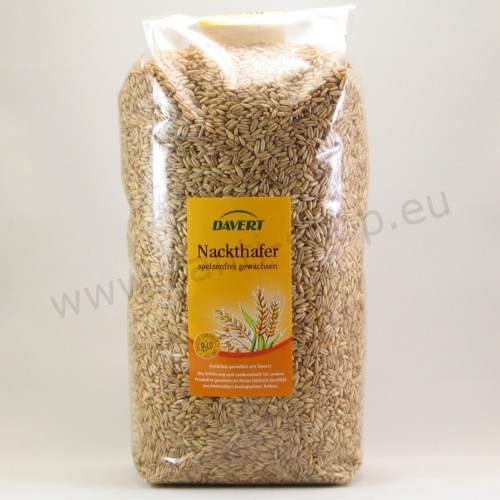 Avoine nue en grains, complète et bio (2.5 kg)