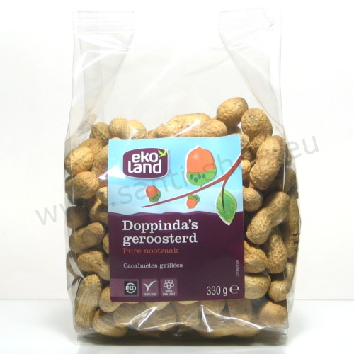 Cacahuètes bio grillées non décortiquées