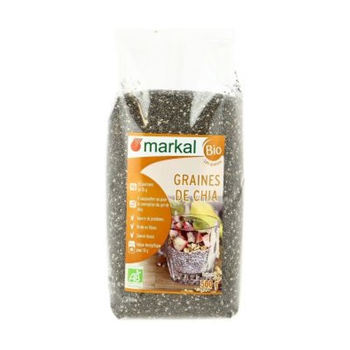 Chia seeds, black and white - organic