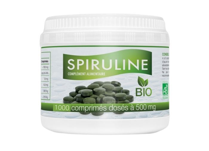 Spirulina in tabletten (500 mg) - bio