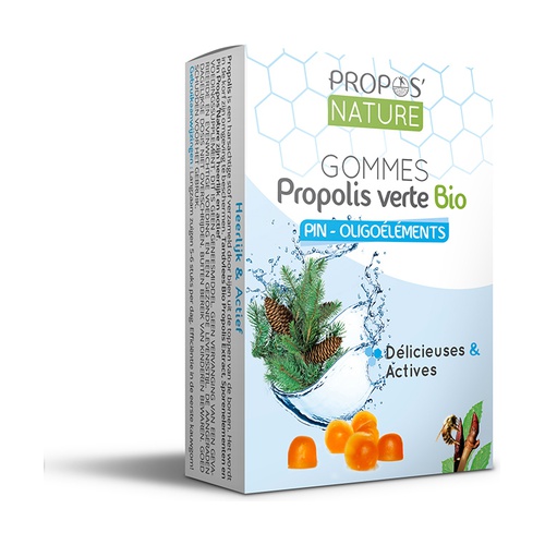 Gommes propolis Pin &amp; Oligoéléments - Bio
