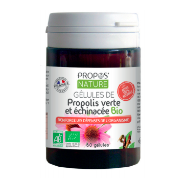 Green Propolis and Echinacea Capsules - Organic