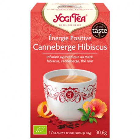 Infusion Canneberge Hibiscus Yogi Tea - Bio