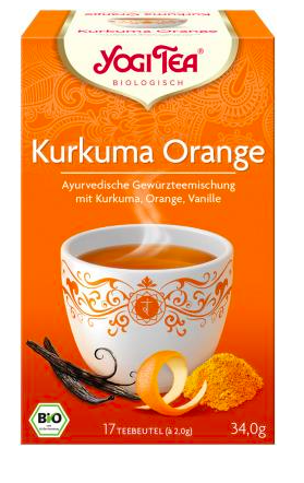 Kurkuma-Orangen-Aufguss - Bio