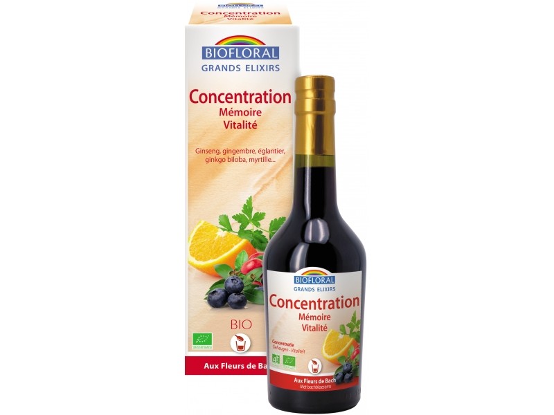 Elixir concentratie, geheugen, vitaliteit - Organisch