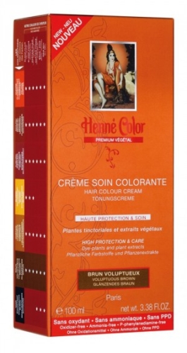 Henné Color Premium Voluptueus bruin - kleurcrème