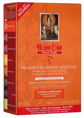 Henné Color Premium Koper Vlammend - kleurpoeder