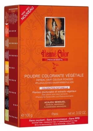 Henné Color Premium Sensueel Mahonie- Kleurpoeder