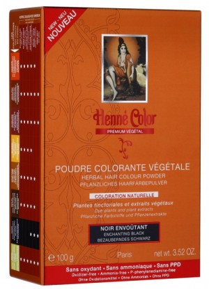 Henné Color Premium Fesselndes Schwarz - Färbepulver