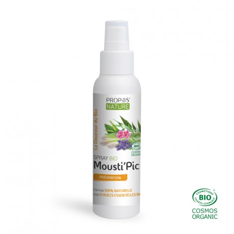 Mousti'Pic Spray (5 biologische essentiële oliën)