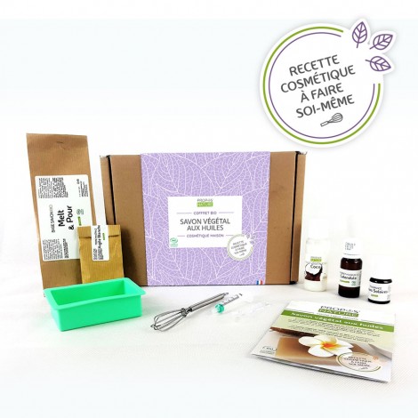 Homemade Cosmetic Set, Vegetable soap oils - Organic