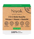 3 in 1 Festes Dusch-Shampoo - Early Spring - bio