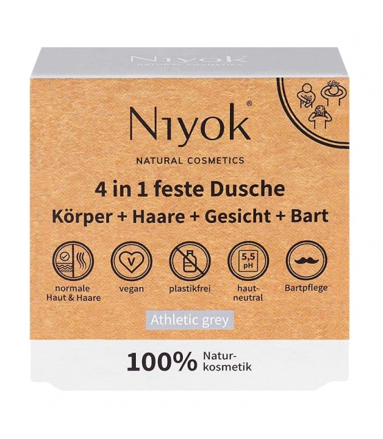 4in1 Vaste Douche Shampoo - Athletic Grey - Bio