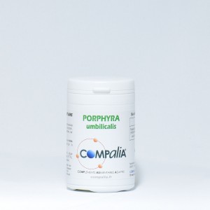 Nori seaweed powder in capsule - PORPHYRA Umbilicalis - organic