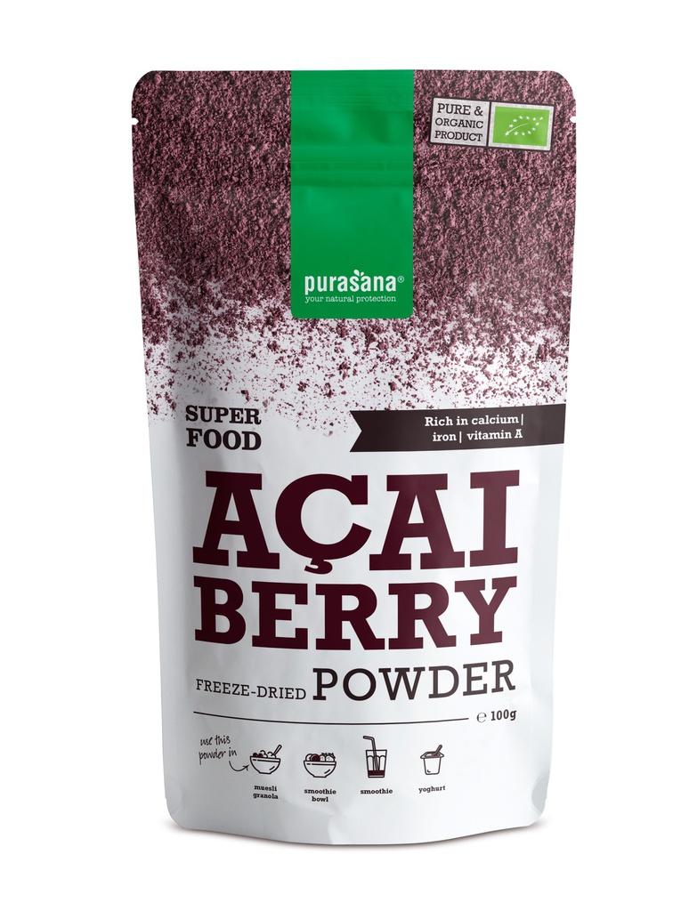 Biologisch acai bessenpoeder