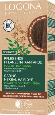 Pflanzenhaarfarbe Schokobraun