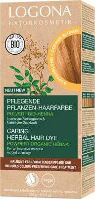 Pflanzenhaarfarbe Kupferblond