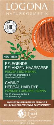 Flammenrote Pflanzenfarbe