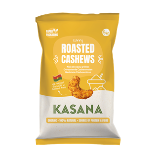 Geroosterde cashewnoten met kurkuma