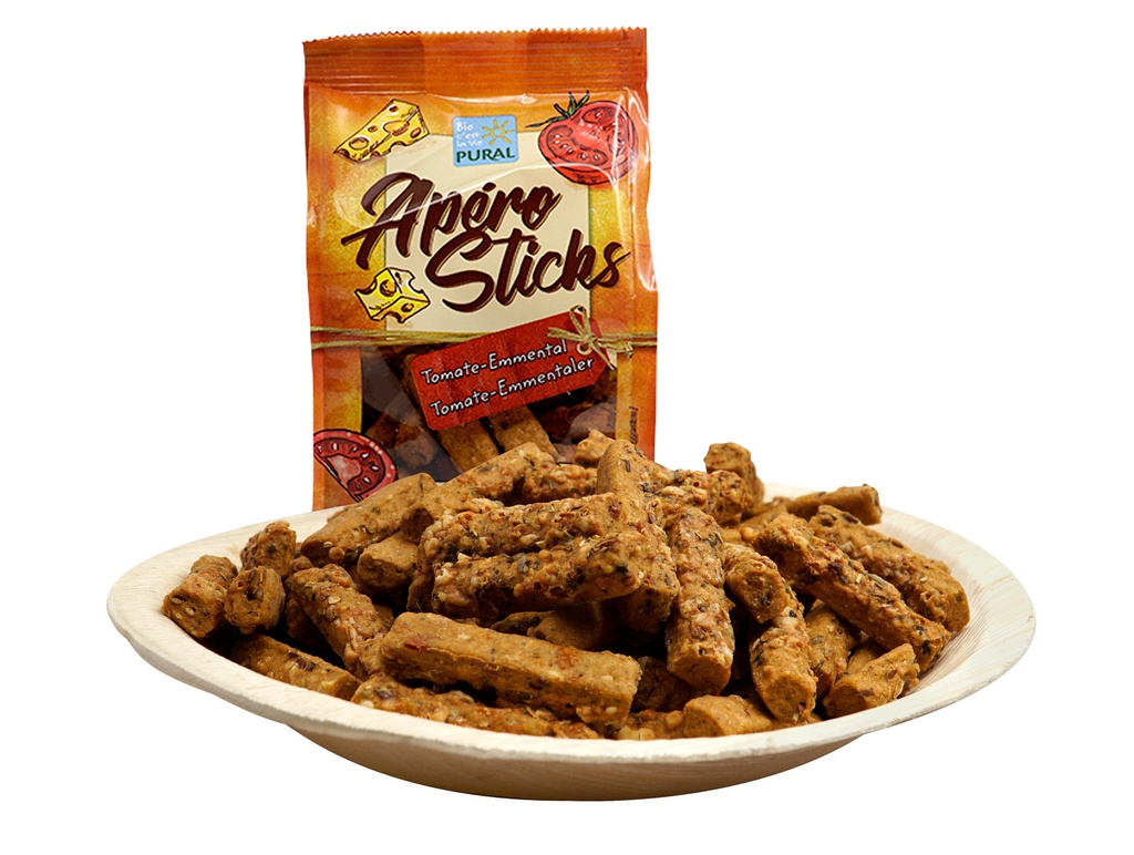 Aperitif sticks tomato emmental