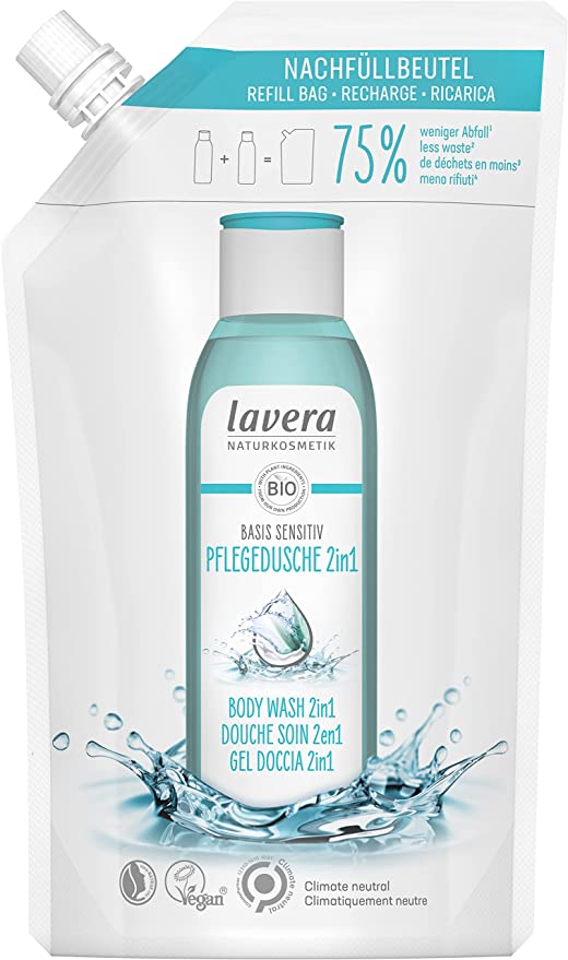 Sachet Recharge basis sensitiv Douche Soin 2en1