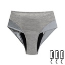 Menstrual High Waist Panties - Montana - Grey