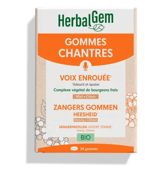 GOMMES CHANTRES BIO 1X 24 GOM