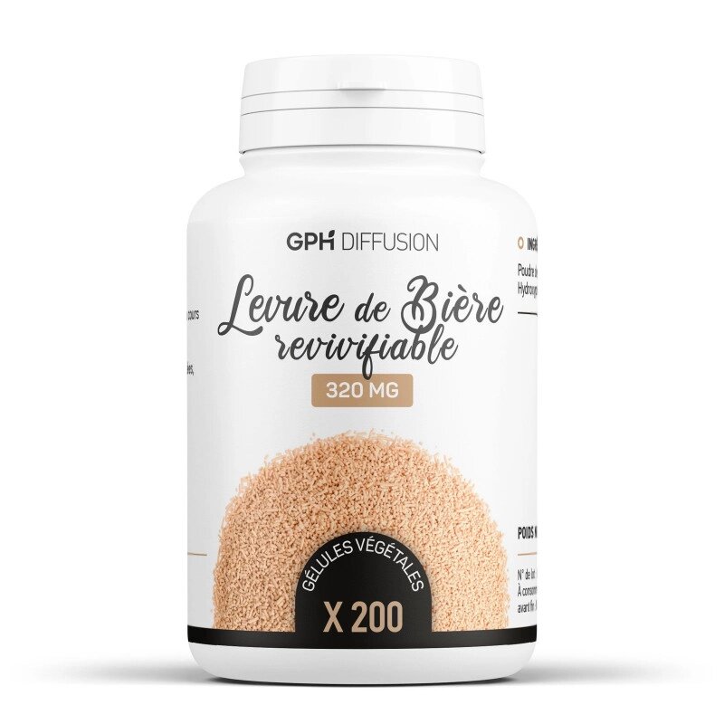 Levure de bière revivifiable 320 mg