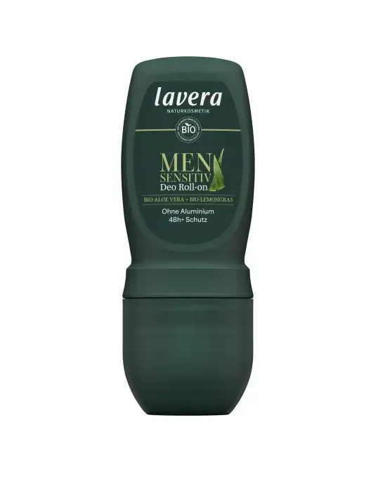 Men's organic bamboo and lemongrass roll-on deodorant