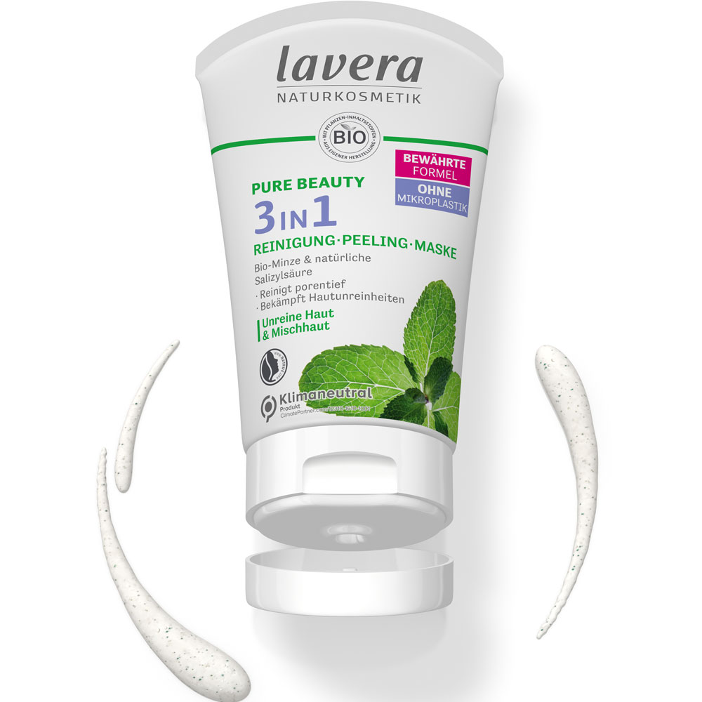 Pure Beauty 3-in-1 reinigings- en scrubmasker