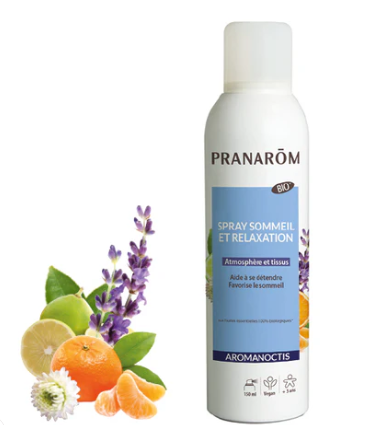Organic sleep and relaxation spray