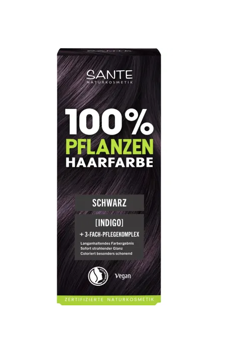 Pflanzenhaarfarbe Schwarz