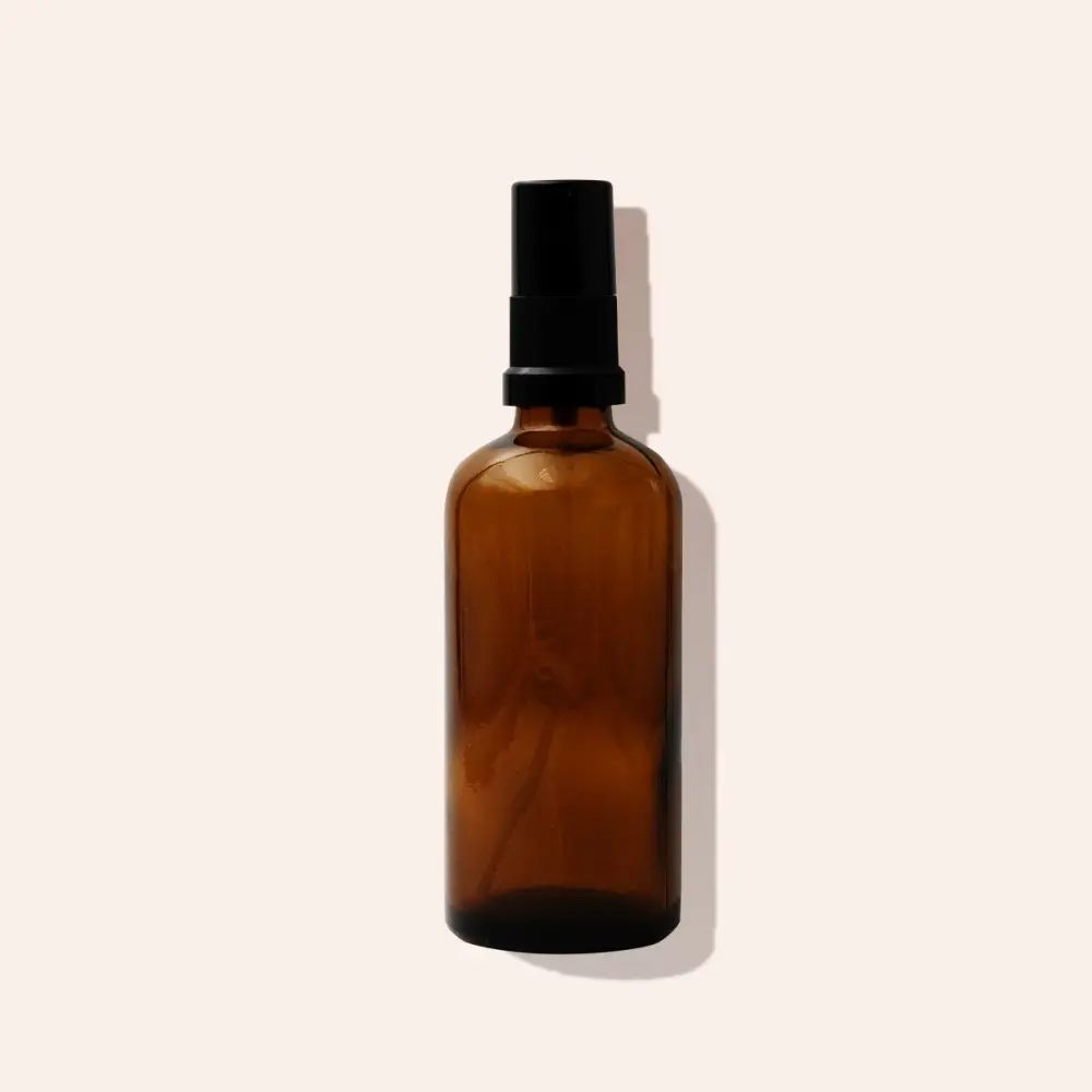 100 ml brown glass spray bottle