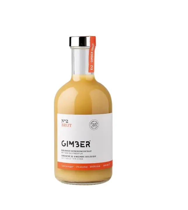 Gimber n°2 brut - concentré de gingembre bio 500 ML