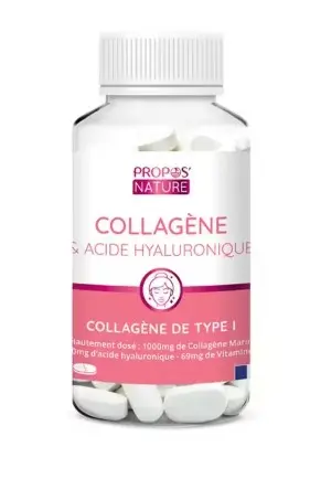 Collagène & acide hyaluronique - 60 comprimés